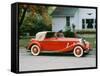 1936 Mercedes Benz 500K Sedanca Drophead-null-Framed Stretched Canvas