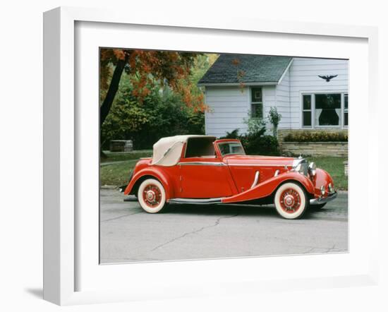 1936 Mercedes Benz 500K Sedanca Drophead-null-Framed Photographic Print