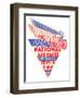 1936 National Air Races Logo-null-Framed Art Print