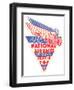 1936 National Air Races Logo-null-Framed Art Print