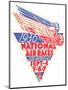 1936 National Air Races Logo-null-Mounted Art Print