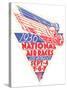 1936 National Air Races Logo-null-Stretched Canvas