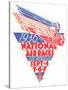 1936 National Air Races Logo-null-Stretched Canvas