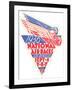 1936 National Air Races Logo-null-Framed Art Print