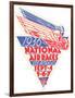 1936 National Air Races Logo-null-Framed Art Print