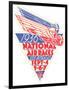 1936 National Air Races Logo-null-Framed Art Print