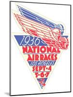 1936 National Air Races Logo-null-Mounted Art Print