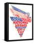 1936 National Air Races Logo-null-Framed Stretched Canvas