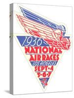 1936 National Air Races Logo-null-Stretched Canvas