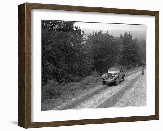 1936 Talbot 10 1185 cc competing in a Talbot CC trial-Bill Brunell-Framed Photographic Print