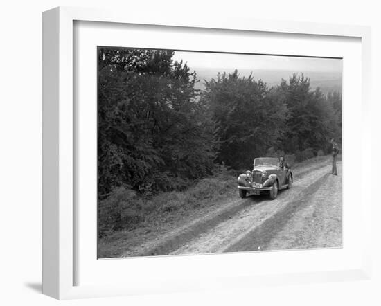 1936 Talbot 10 1185 cc competing in a Talbot CC trial-Bill Brunell-Framed Photographic Print