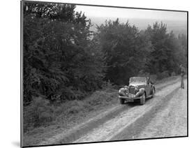 1936 Talbot 10 1185 cc competing in a Talbot CC trial-Bill Brunell-Mounted Photographic Print