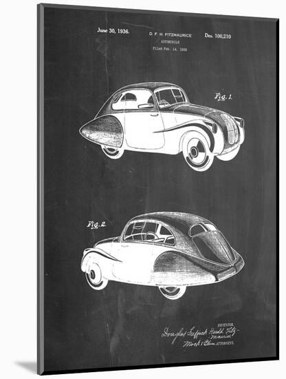 1936 Tatra Concept Patent-Cole Borders-Mounted Art Print