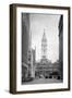 1936 View Down North Broad Street to the Philadelphia City Hall-null-Framed Premium Photographic Print