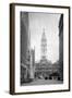 1936 View Down North Broad Street to the Philadelphia City Hall-null-Framed Photographic Print