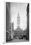 1936 View Down North Broad Street to the Philadelphia City Hall-null-Framed Photographic Print