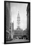 1936 View Down North Broad Street to the Philadelphia City Hall-null-Framed Photographic Print