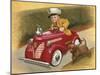 1937 Garton Ford Fire Chief-David Lindsley-Mounted Giclee Print