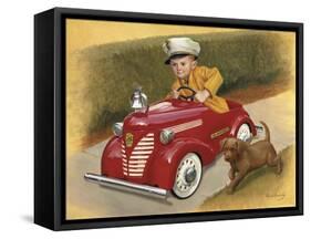 1937 Garton Ford Fire Chief-David Lindsley-Framed Stretched Canvas