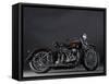 1937 Harley Davidson ELS Knucklehead-S^ Clay-Framed Stretched Canvas