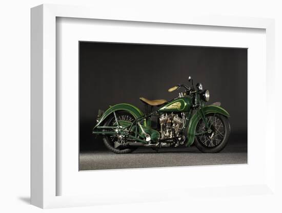 1937 Indian Sport Scout-S. Clay-Framed Photographic Print