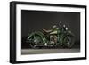 1937 Indian Sport Scout-S. Clay-Framed Photographic Print