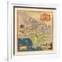 1937, Los Angeles 1937c Modern Map Depicting Old Spanish and Mexican Ranchos, California, United St-null-Framed Giclee Print