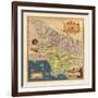 1937, Los Angeles 1937c Modern Map Depicting Old Spanish and Mexican Ranchos, California, United St-null-Framed Giclee Print