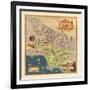 1937, Los Angeles 1937c Modern Map Depicting Old Spanish and Mexican Ranchos, California, United St-null-Framed Giclee Print