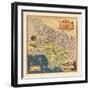 1937, Los Angeles 1937c Modern Map Depicting Old Spanish and Mexican Ranchos, California, United St-null-Framed Giclee Print