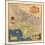 1937, Los Angeles 1937c Modern Map Depicting Old Spanish and Mexican Ranchos, California, United St-null-Mounted Giclee Print