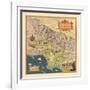 1937, Los Angeles 1937c Modern Map Depicting Old Spanish and Mexican Ranchos, California, United St-null-Framed Giclee Print