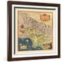 1937, Los Angeles 1937c Modern Map Depicting Old Spanish and Mexican Ranchos, California, United St-null-Framed Giclee Print