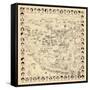 1937, Los Angeles Movie Star Map, California, United States-null-Framed Stretched Canvas