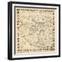 1937, Los Angeles Movie Star Map, California, United States-null-Framed Giclee Print