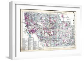 1937, Providence Plate 019, Rhode Island, United States-null-Framed Giclee Print