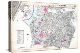 1937, Providence Plate 025, Rhode Island, United States-null-Stretched Canvas