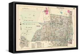 1937, Providence Plate 040, Rhode Island, United States-null-Framed Stretched Canvas