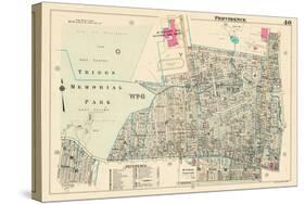 1937, Providence Plate 040, Rhode Island, United States-null-Stretched Canvas
