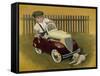 1937 Steelcraft Dodge-David Lindsley-Framed Stretched Canvas