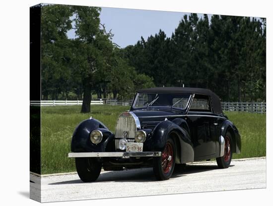 1938 Bugatti 57 Cabriolet-null-Stretched Canvas