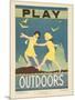 1938 Character Culture Citizenship Guide Poster, Play Outdoors-null-Mounted Giclee Print