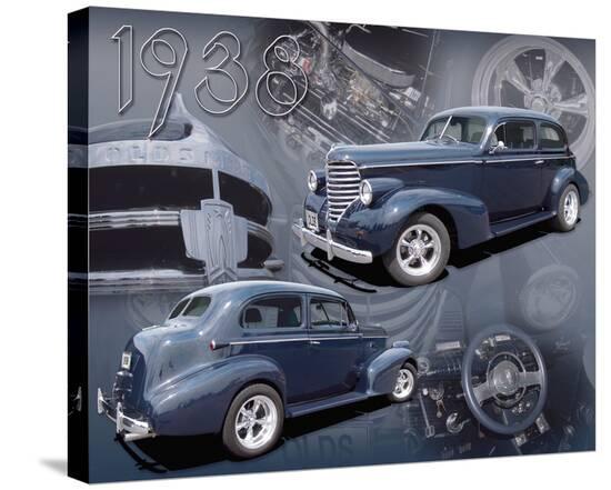 1938 Olds--Stretched Canvas