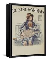 1939 Be Kind to Animals, American Civics Poster, Veterinary Office-null-Framed Stretched Canvas
