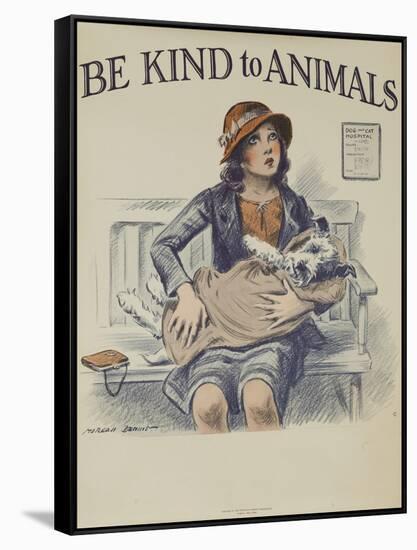 1939 Be Kind to Animals, American Civics Poster, Veterinary Office-null-Framed Stretched Canvas