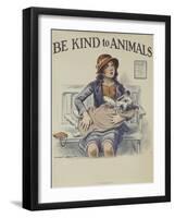 1939 Be Kind to Animals, American Civics Poster, Veterinary Office-null-Framed Premium Giclee Print