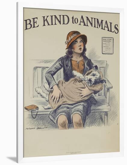 1939 Be Kind to Animals, American Civics Poster, Veterinary Office-null-Framed Giclee Print