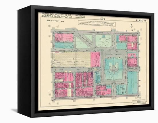 1939, City Hall, Philadelphia, Pennsylvania, United States-null-Framed Stretched Canvas