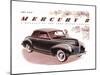 1939 Mercury 8 Convertible-null-Mounted Art Print