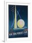 1939 New York World's Fair Poster, the World of Tomorrow, Blue-null-Framed Giclee Print